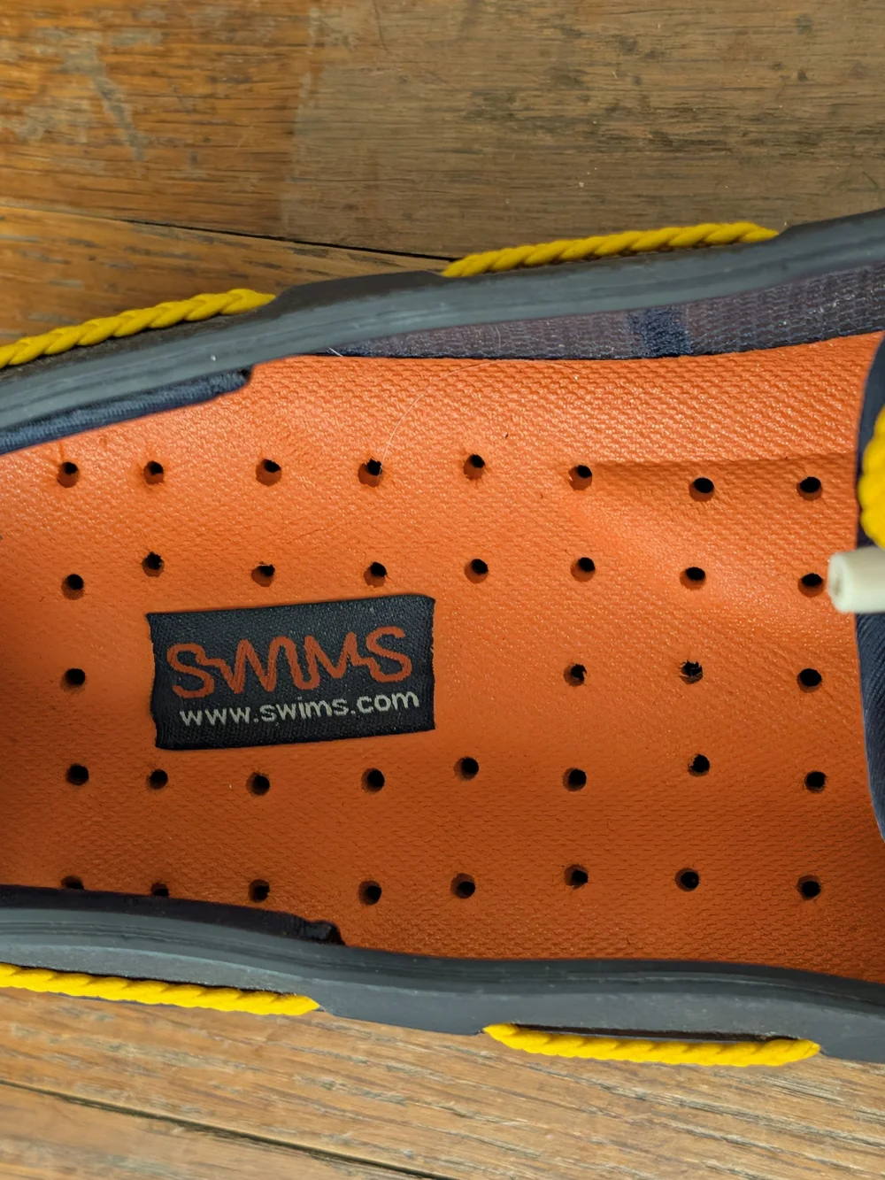 Swims Men's Braided Lace Loafers Navy/Gold Fusion